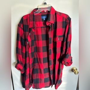 Red and black flannel